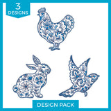 Spring Animals in Bloom Design Pack