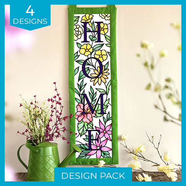 Spring into Home Flower Squares Design Pack