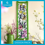 Spring into Home Flower Squares Design Pack