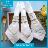 Delicate Spring Borders & Corners Design Pack