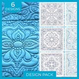 Exquisite Relief Quilting (Double Run) Design Pack