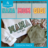 Cherished Letters (Applique) Design Pack