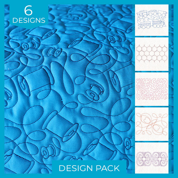 Form & Flow Edge-to-Edge Quilting Design Pack