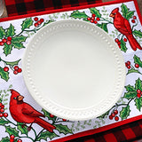 Cardinals & Holly Placemat Corners Design Pack