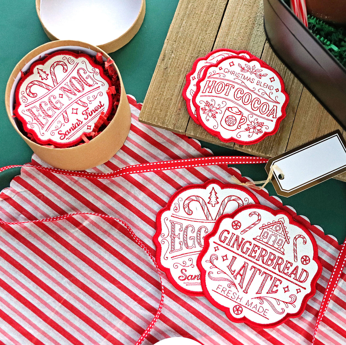 Christmas Market Coasters Design Pack