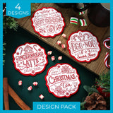 Christmas Market Coasters Design Pack
