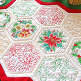 Festive Stitches Quilt Hexagon Design Pack