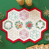 Festive Stitches Quilt Hexagon Design Pack