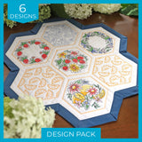 Sweet Fruit Quilt Hexagon Design Pack