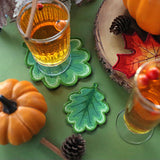 Autumn Leaves Coaster Design Pack (In-the-Hoop)