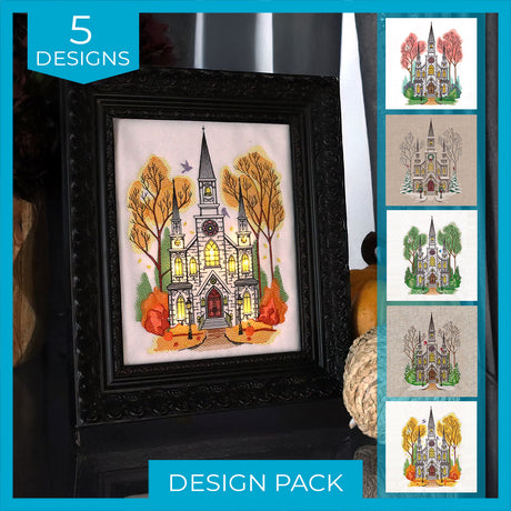 Seasonal Churches Design Pack