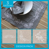 Whitework Floral Design Pack