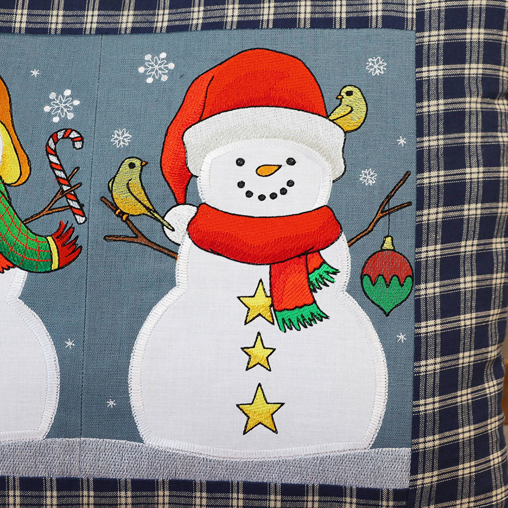 Winter Snowman Build-A-Scene (Applique) Design Pack