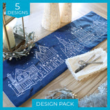 Christmas Village (Whitework) Design Pack