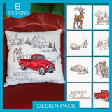 Classic Christmas Collage Design Pack