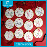 Regal 12 Days of Christmas Ornaments Design Pack