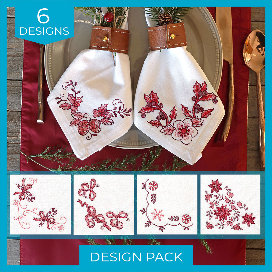 Christmas Delft Corners Design Pack