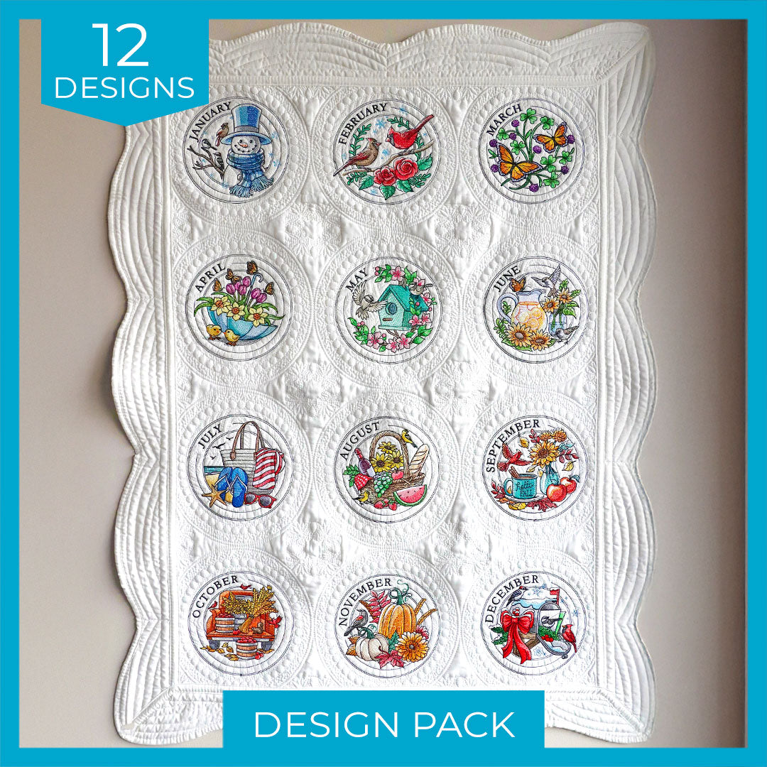 Stamps of the Month Design Pack