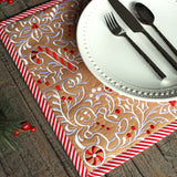 Gingerbread Christmas Placemat Corners Design Pack
