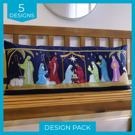 Nativity Story Build-A-Scene (Applique) Design Pack