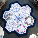 Winter Beauty Quilt Hexagon Design Pack