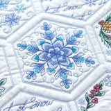 Winter Beauty Quilt Hexagon Design Pack