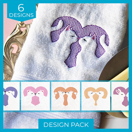 Kissing Animals Design Pack