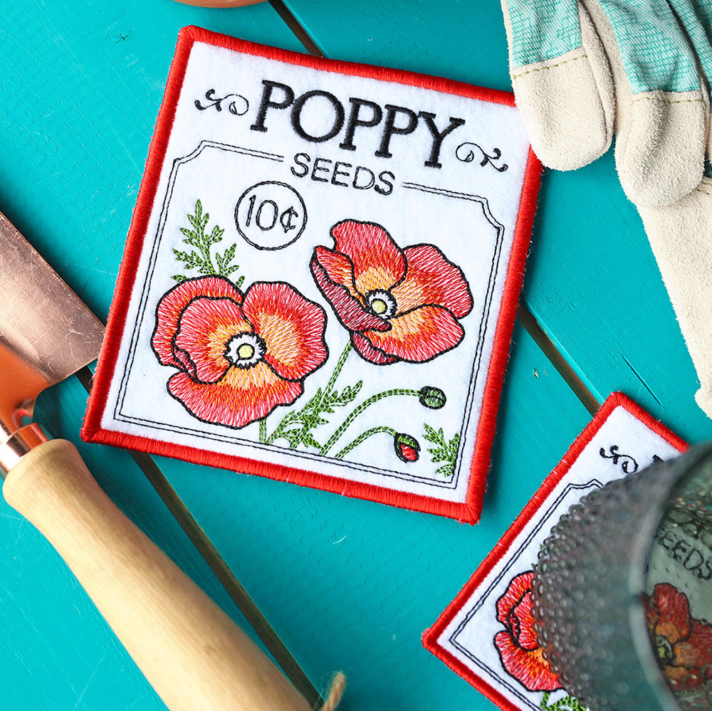 Garden Seed Packet Coasters (In-the-Hoop) Design Pack