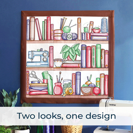 Build a Crafty Bookshelf Quilt Design Pack
