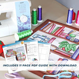 Build a Crafty Bookshelf Quilt Design Pack