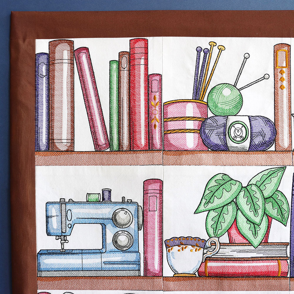 Build a Crafty Bookshelf Quilt Design Pack