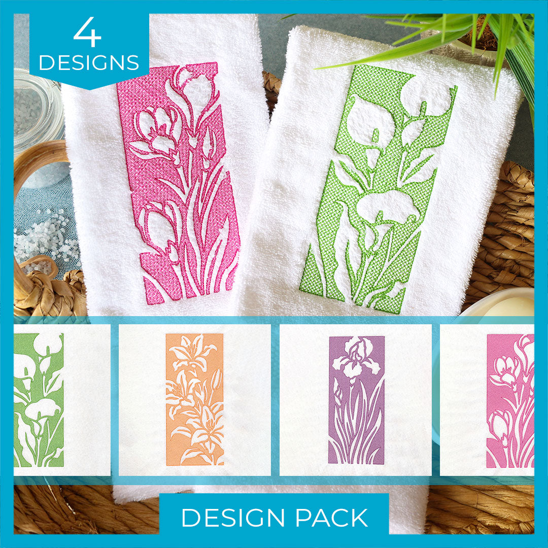 Spring Flowers II (Embossed) Design Pack