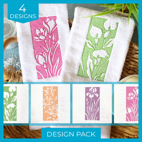 Spring Flowers II (Embossed) Design Pack