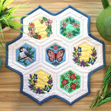 Springtime Quilt Hexagon (Applique) Design Pack
