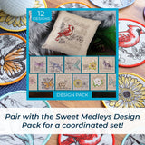 Garden of Inspiration Coasters (In-the-Hoop) Design Pack