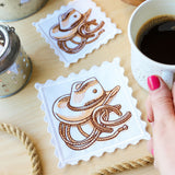 Western Stamp Coasters (In-the-Hoop) Design Pack