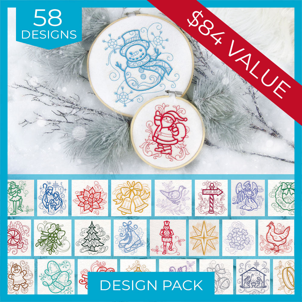 Christmas & Winter Doodles Design Pack