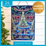 North Pole Village Advent Calendar Design Pack