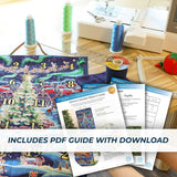 North Pole Village Advent Calendar Design Pack