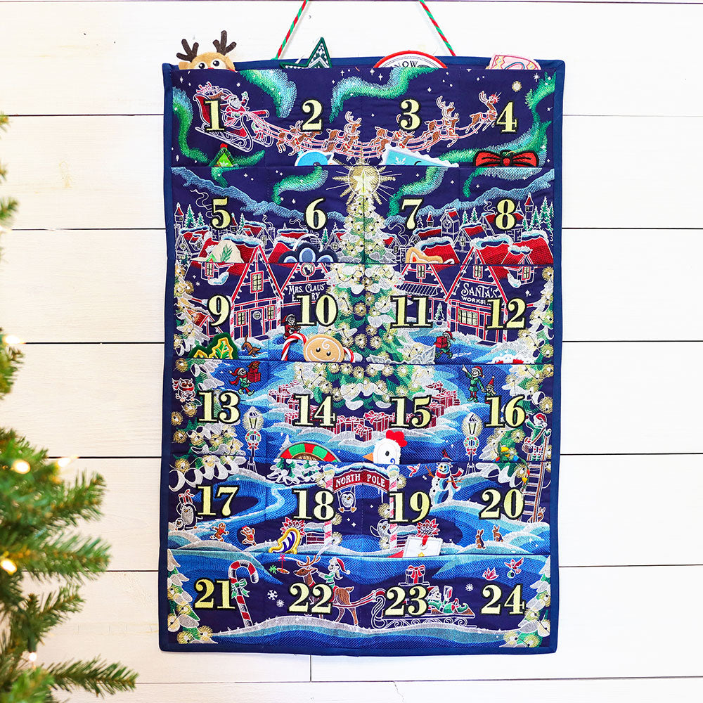 North Pole Village Advent Calendar Design Pack