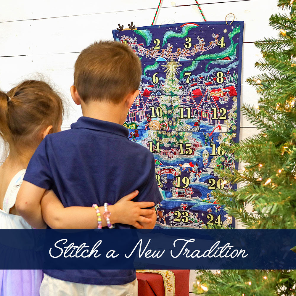 North Pole Village Advent Calendar Design Pack