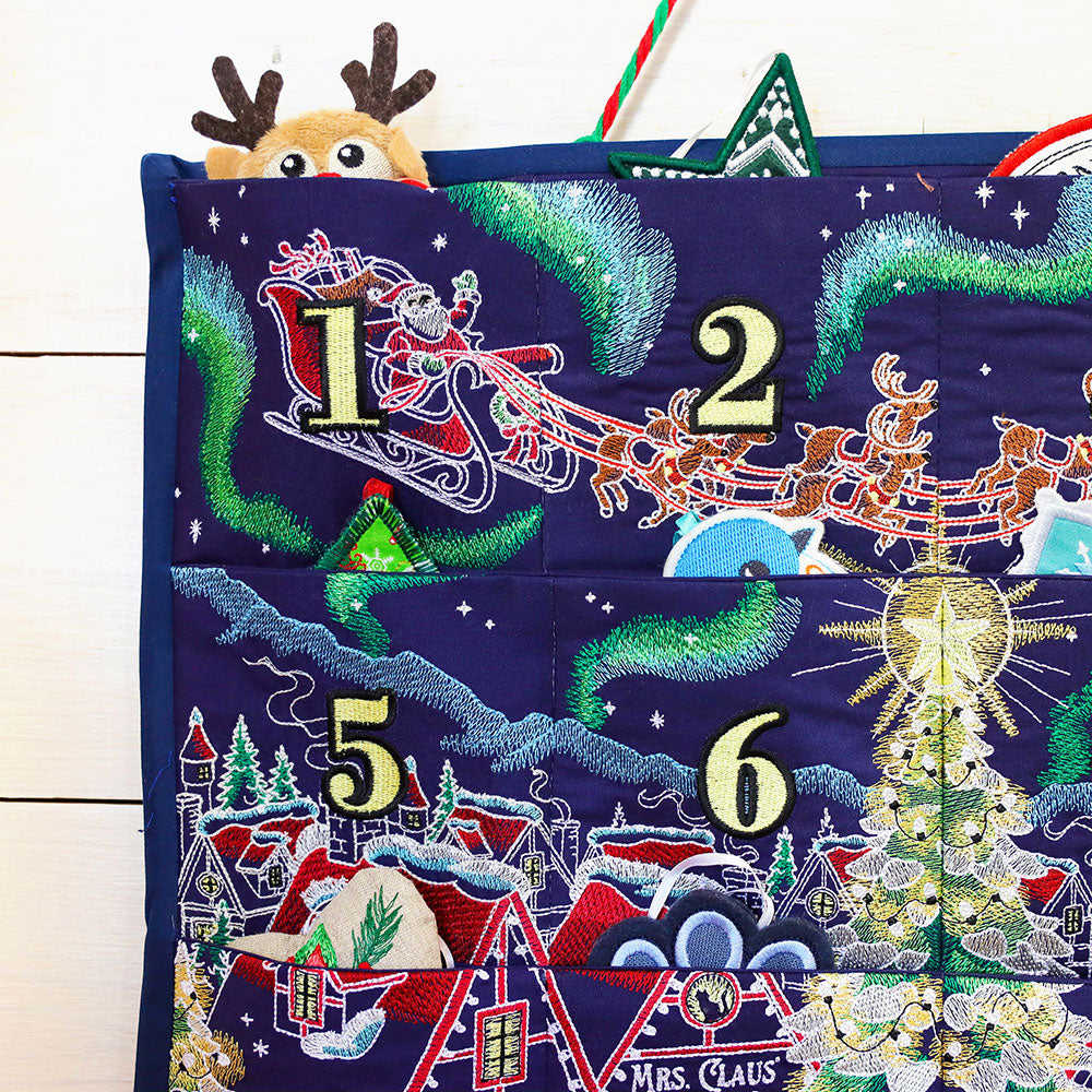 North Pole Village Advent Calendar Design Pack