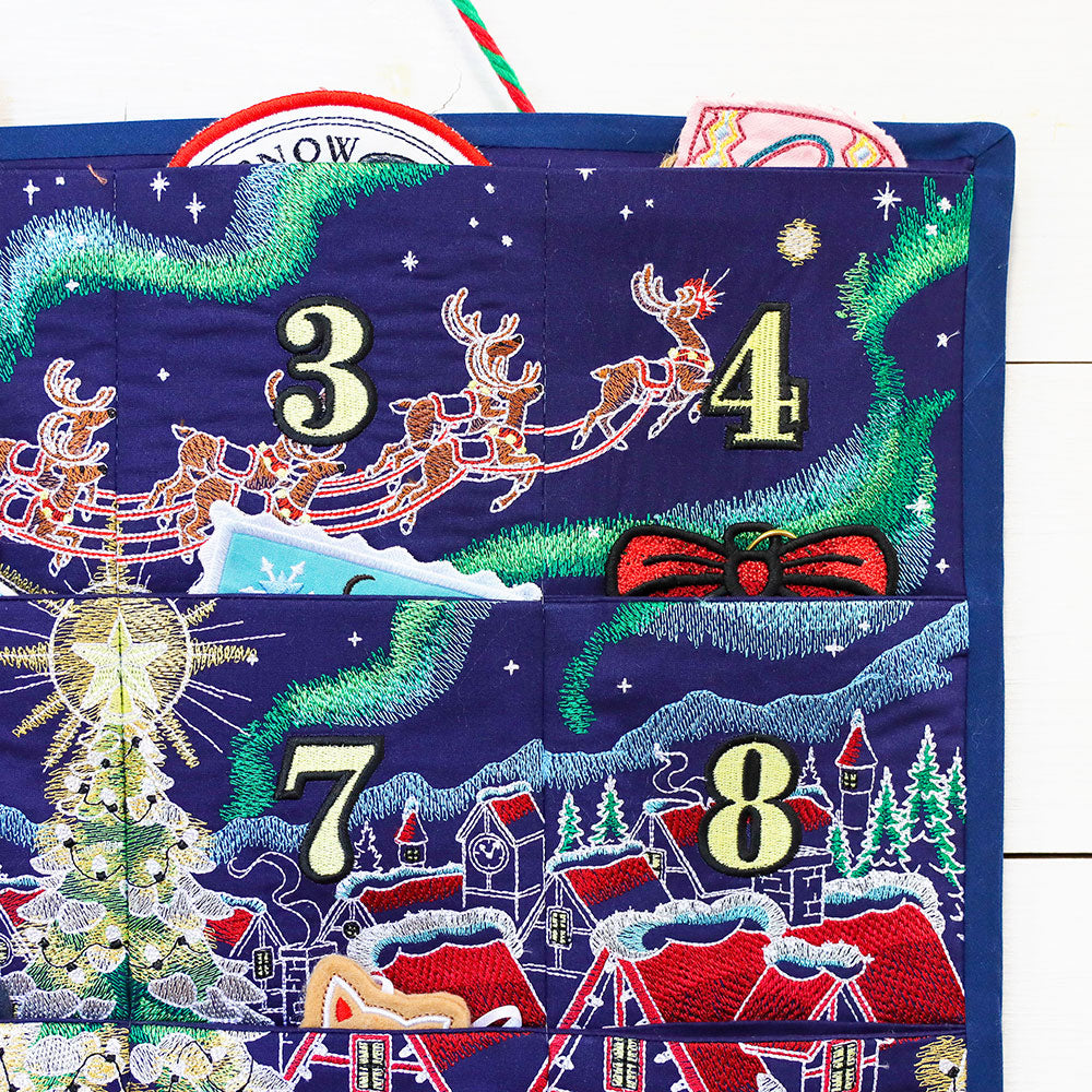 North Pole Village Advent Calendar Design Pack