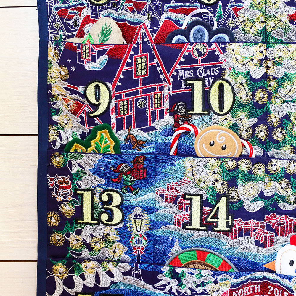 North Pole Village Advent Calendar Design Pack