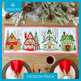 Christmas Village Build-a-Scene (Applique) Design Pack