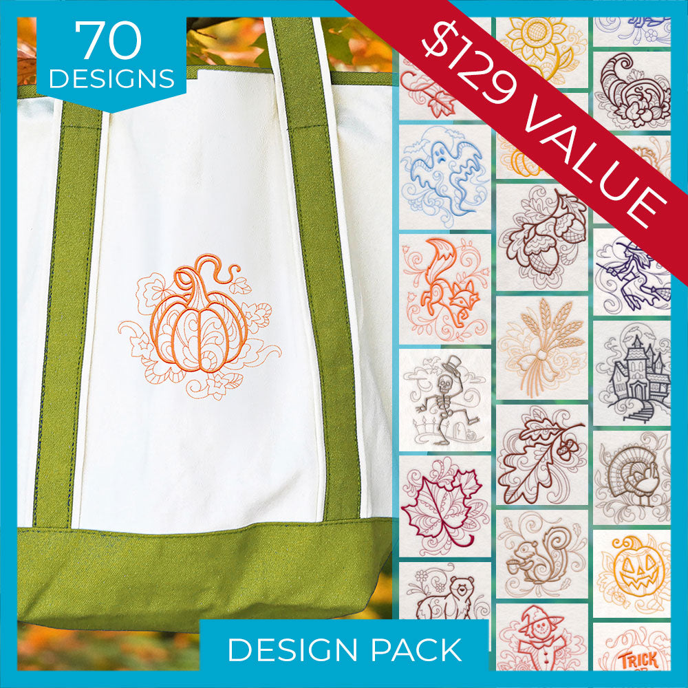 Fall and Halloween Doodles Design Pack