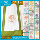 Fall and Halloween Doodles Design Pack