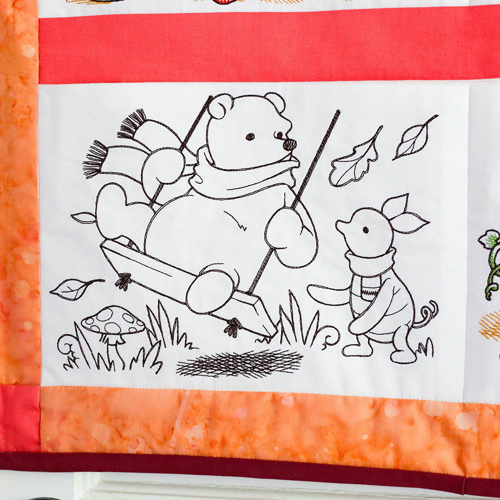 Pooh Bear and Friends in Fall Design Pack