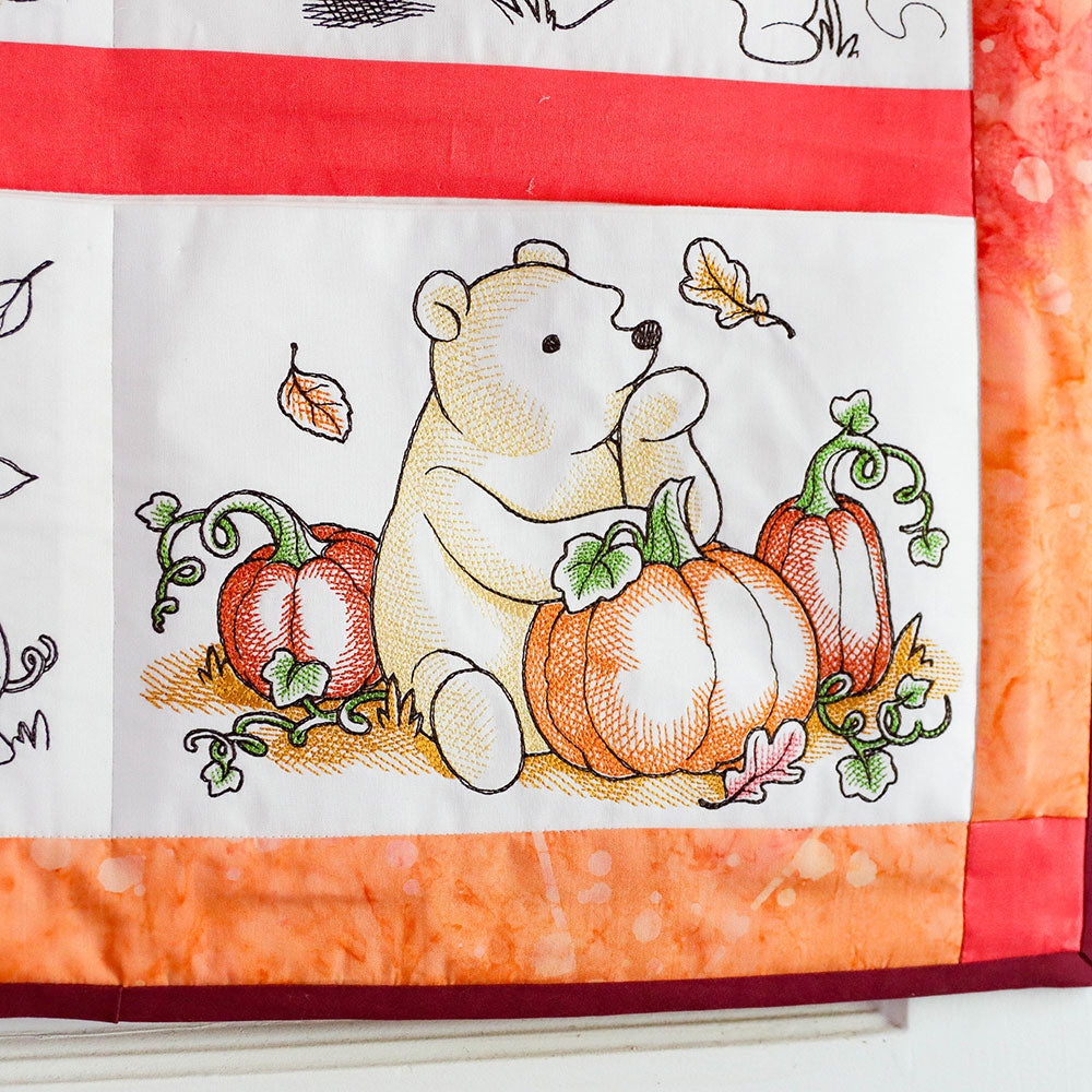Pooh Bear and Friends in Fall Design Pack