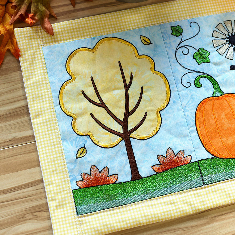 Fall Farm Build-a-Scene (Applique) Design Pack
